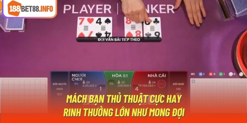 Mách bạn thủ thuật cực hay, rinh thưởng lớn như mong đợi