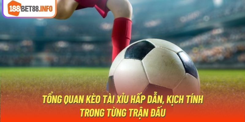 Tổng quan kèo Tài Xỉu hấp dẫn, kịch tính trong từng trận đấu